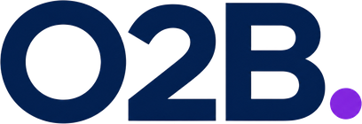 O2B logo